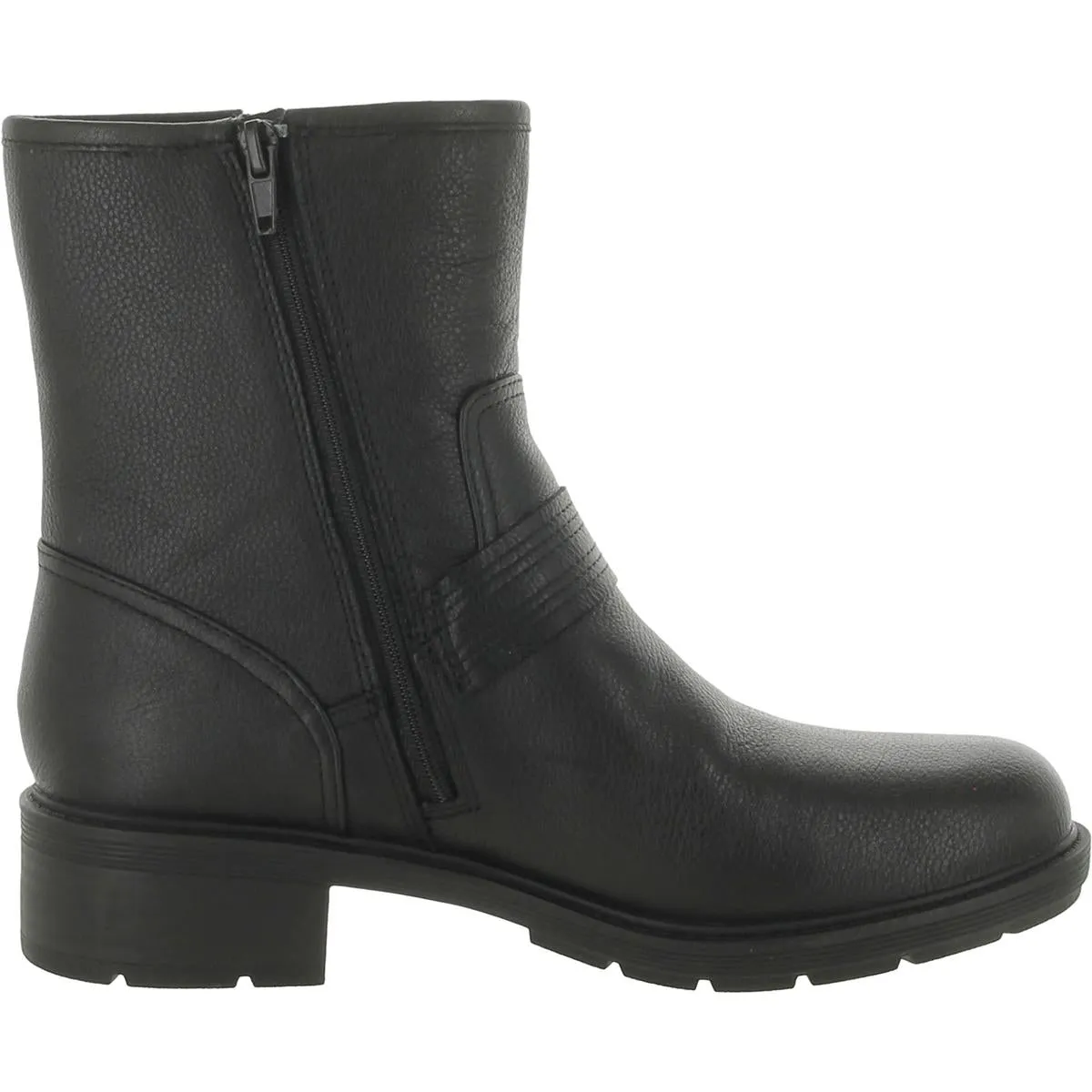 Hearth Cross Womens Leather Round Toe Ankle Boots