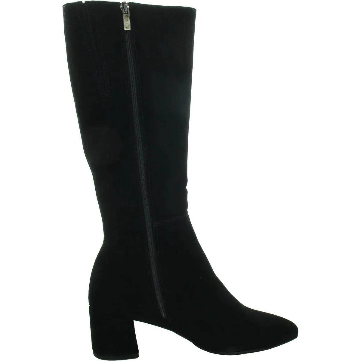 Heaven Womens Zipper Suede Knee-High Boots