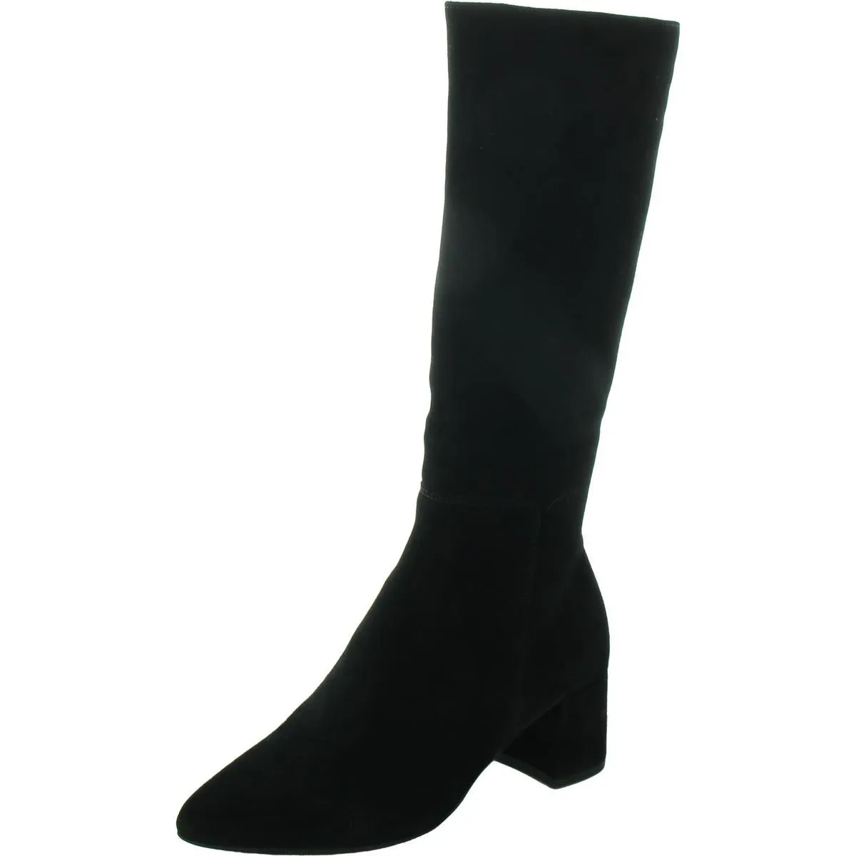 Heaven Womens Zipper Suede Knee-High Boots