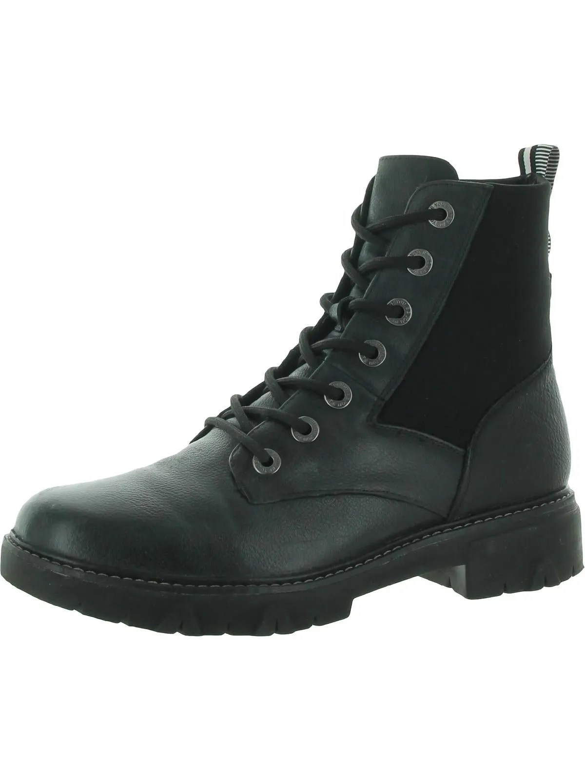 Hudson Womens Arch Support Ankle Combat & Lace-up Boots