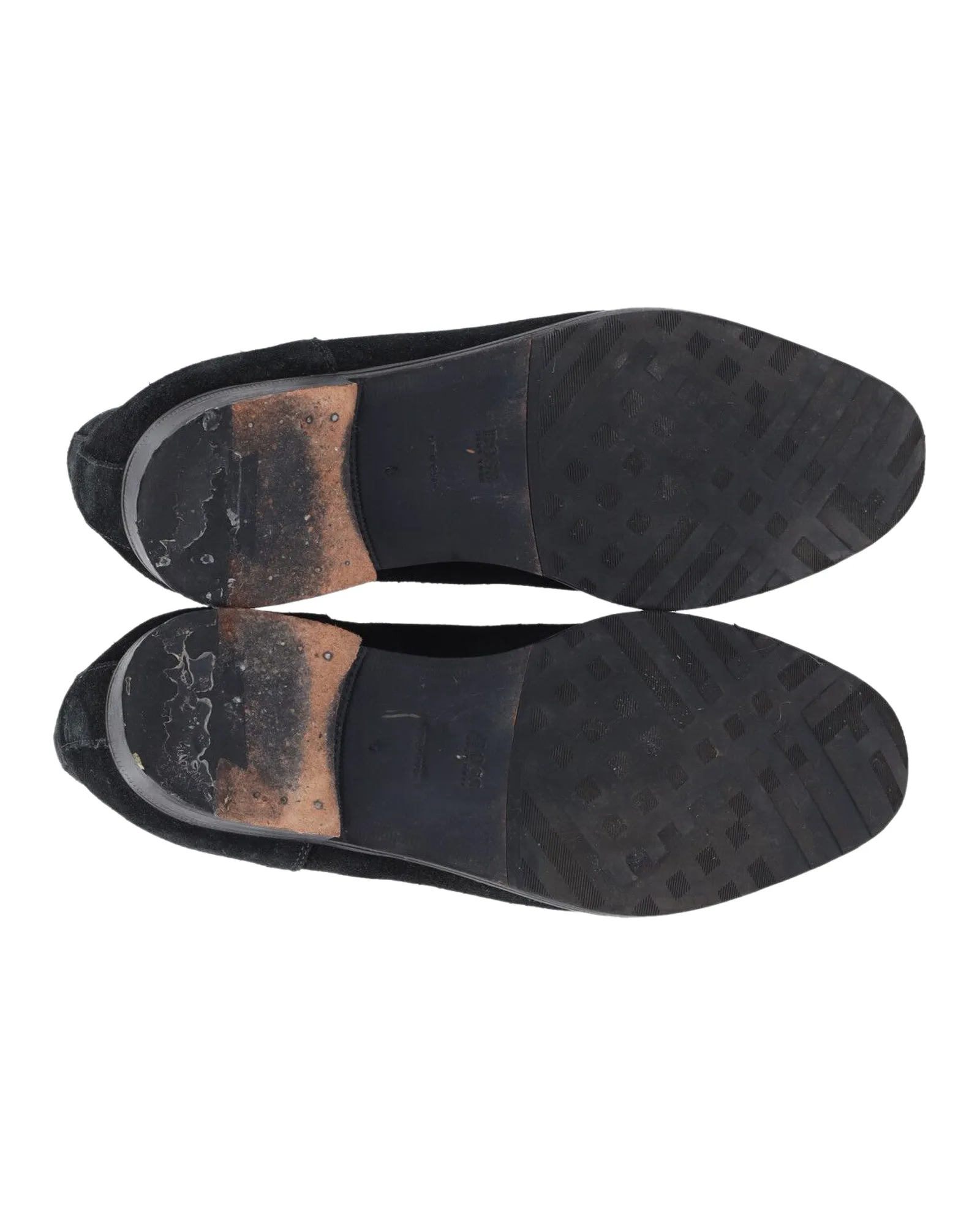 Hugo Boss Desert Lace-Up Ankle Boots in Black Suede