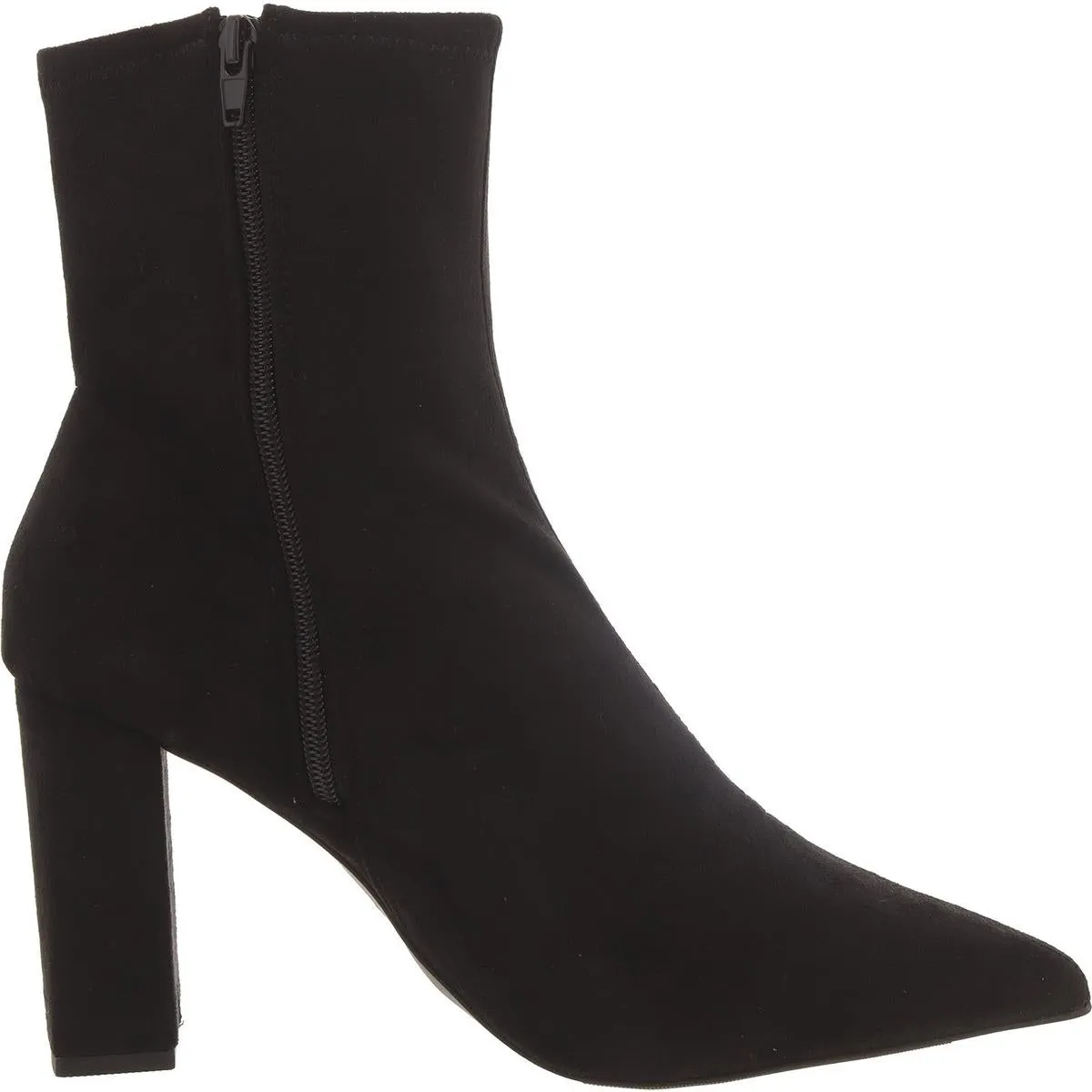 Iloise Womens Faux Suede Zip Up Ankle Boots