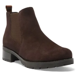 Iowa Boot in Chocolate Suede Suede