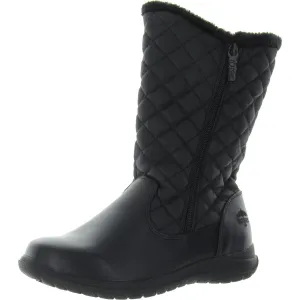 Jade Womens Double Zipper Faux Fur Winter & Snow Boots