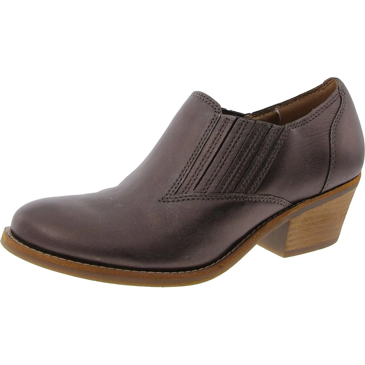 Jalin Womens Suede Block Heel Booties