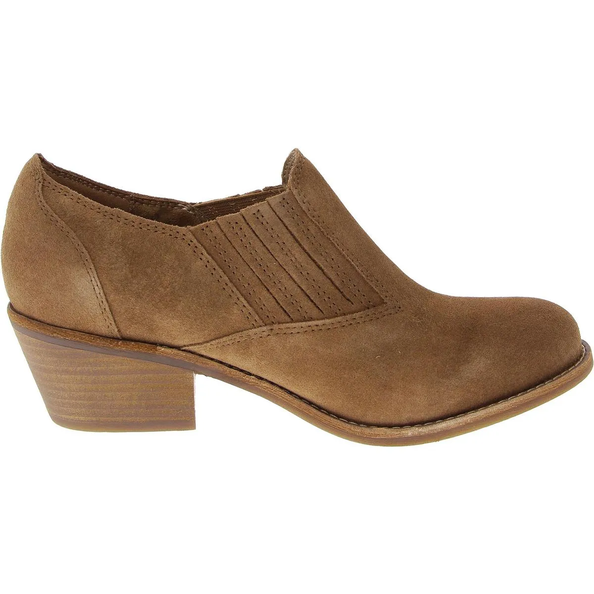 Jalin Womens Suede Block Heel Booties