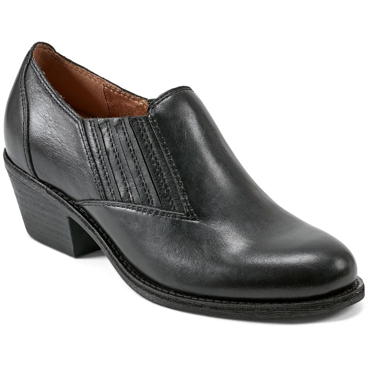 Jalin Womens Suede Block Heel Booties