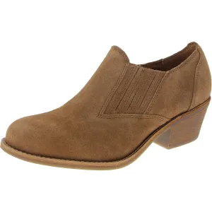 Jalin Womens Suede Block Heel Booties