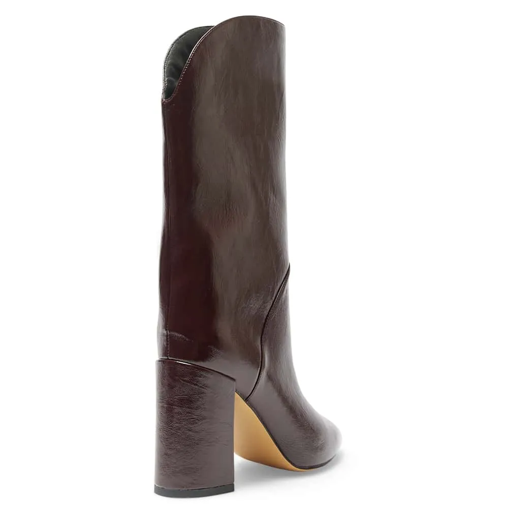 Jared Boot in Wine Hi Shine