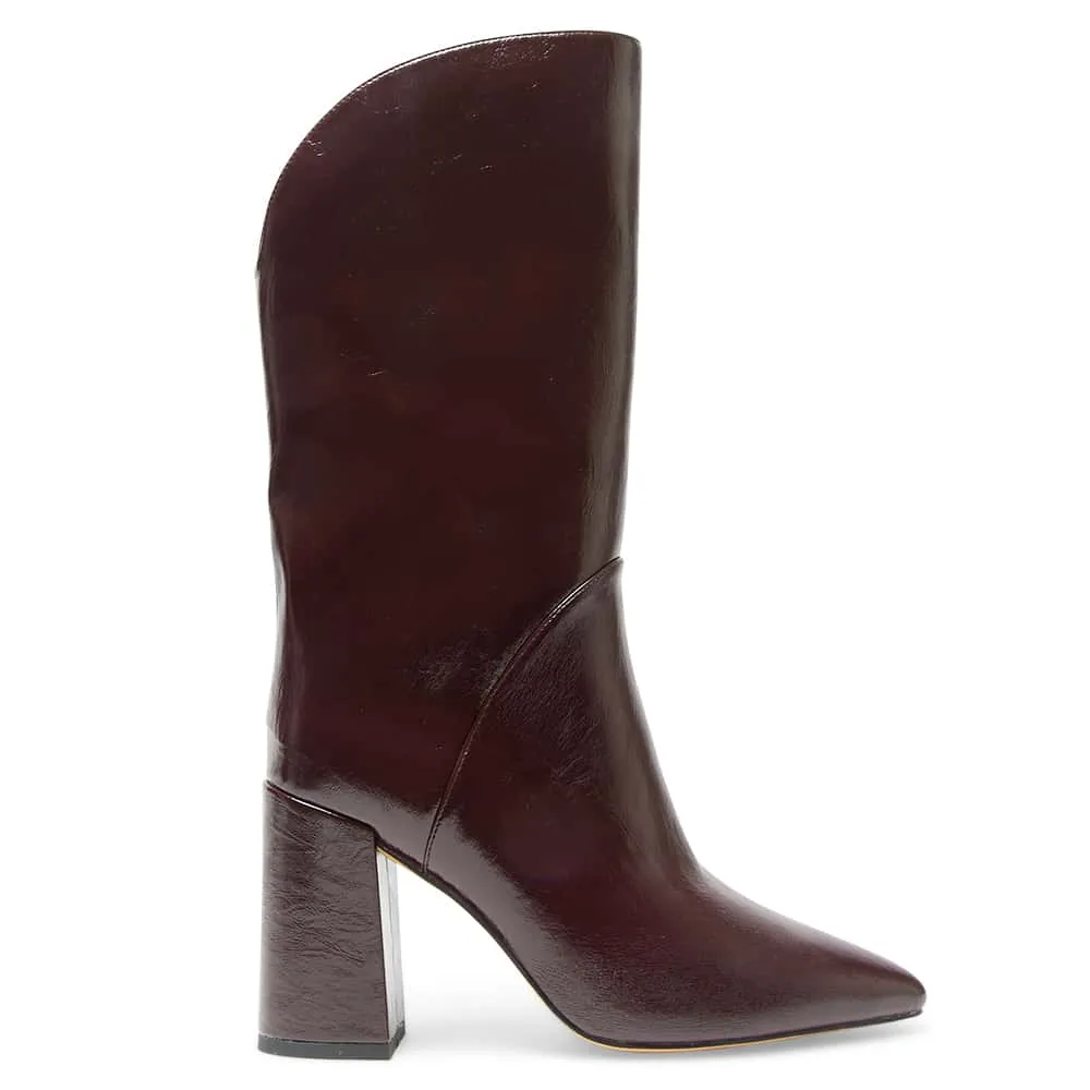 Jared Boot in Wine Hi Shine