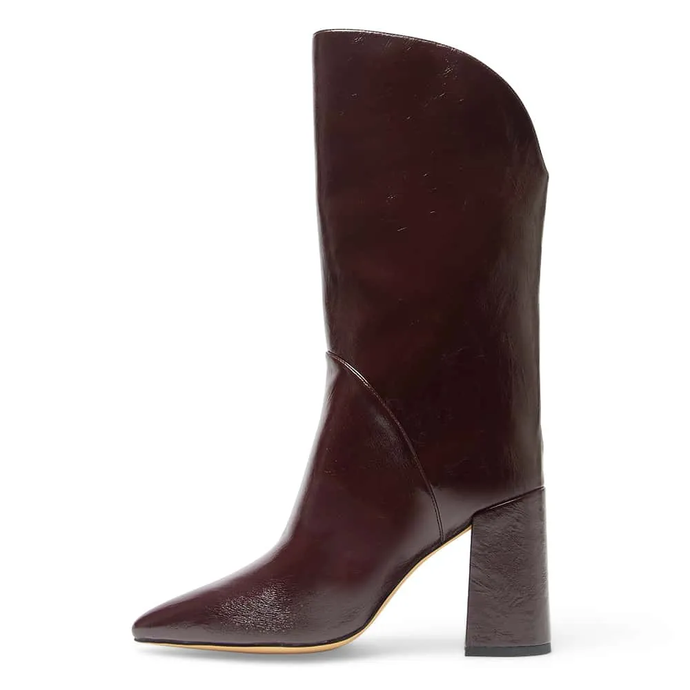 Jared Boot in Wine Hi Shine