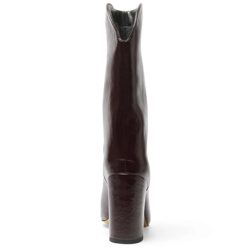 Jared Boot in Wine Hi Shine