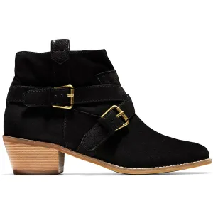 Jensynn Womens Suede Ankle Booties