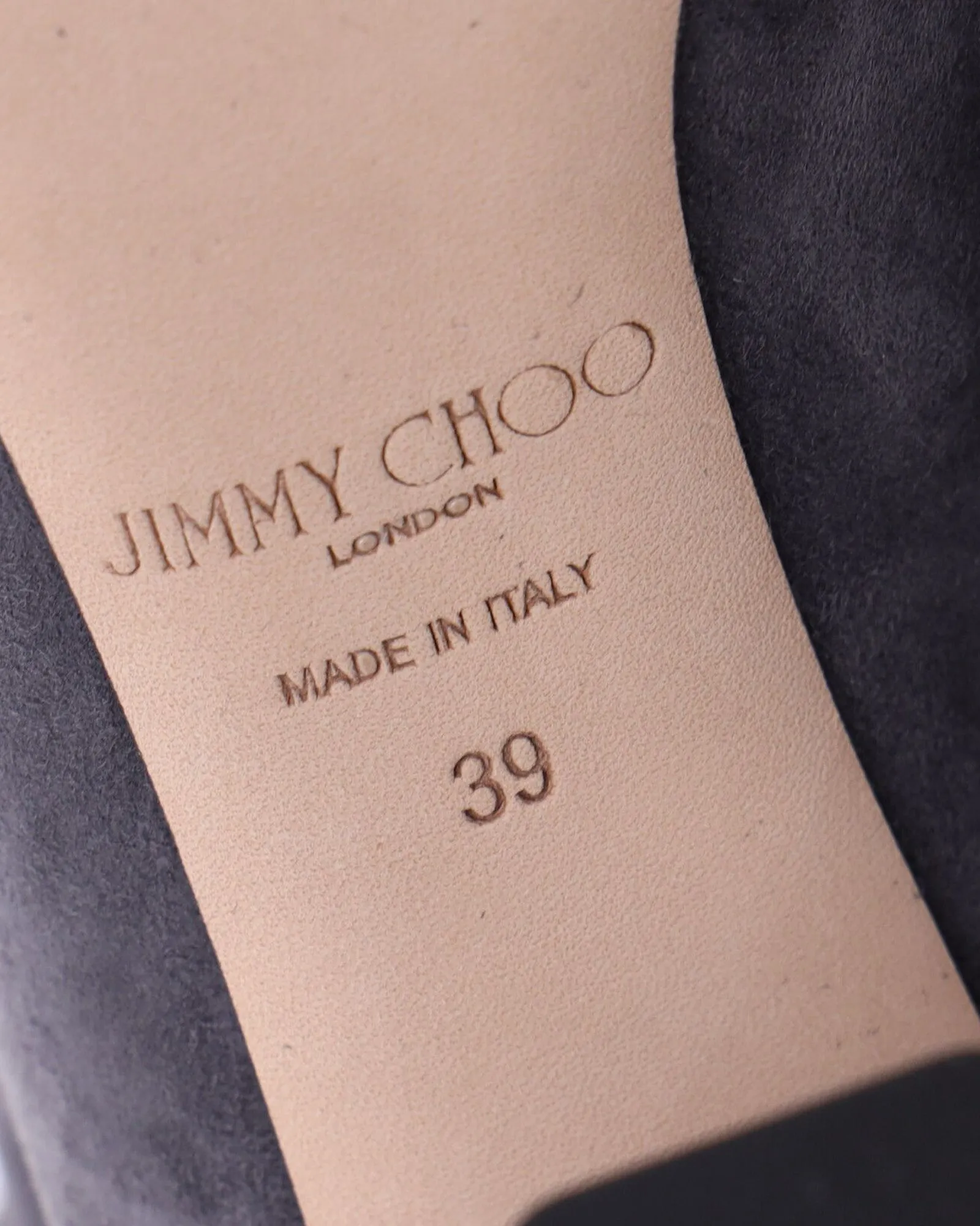 Jimmy Choo Maxyn 85 Knee-high Boots in Grey Suede