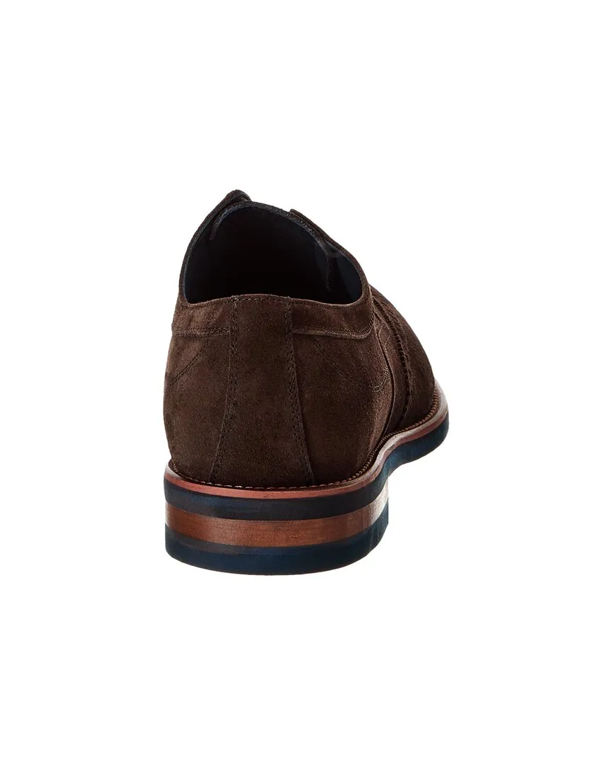 Johnston & Murphy Ashford Wingtip Slip-On Suede Oxford
