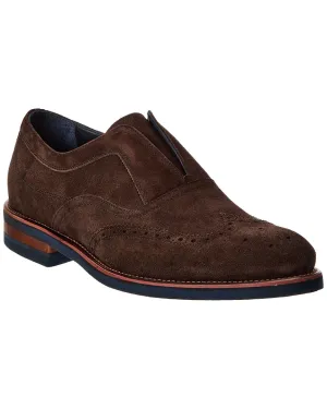 Johnston & Murphy Ashford Wingtip Slip-On Suede Oxford