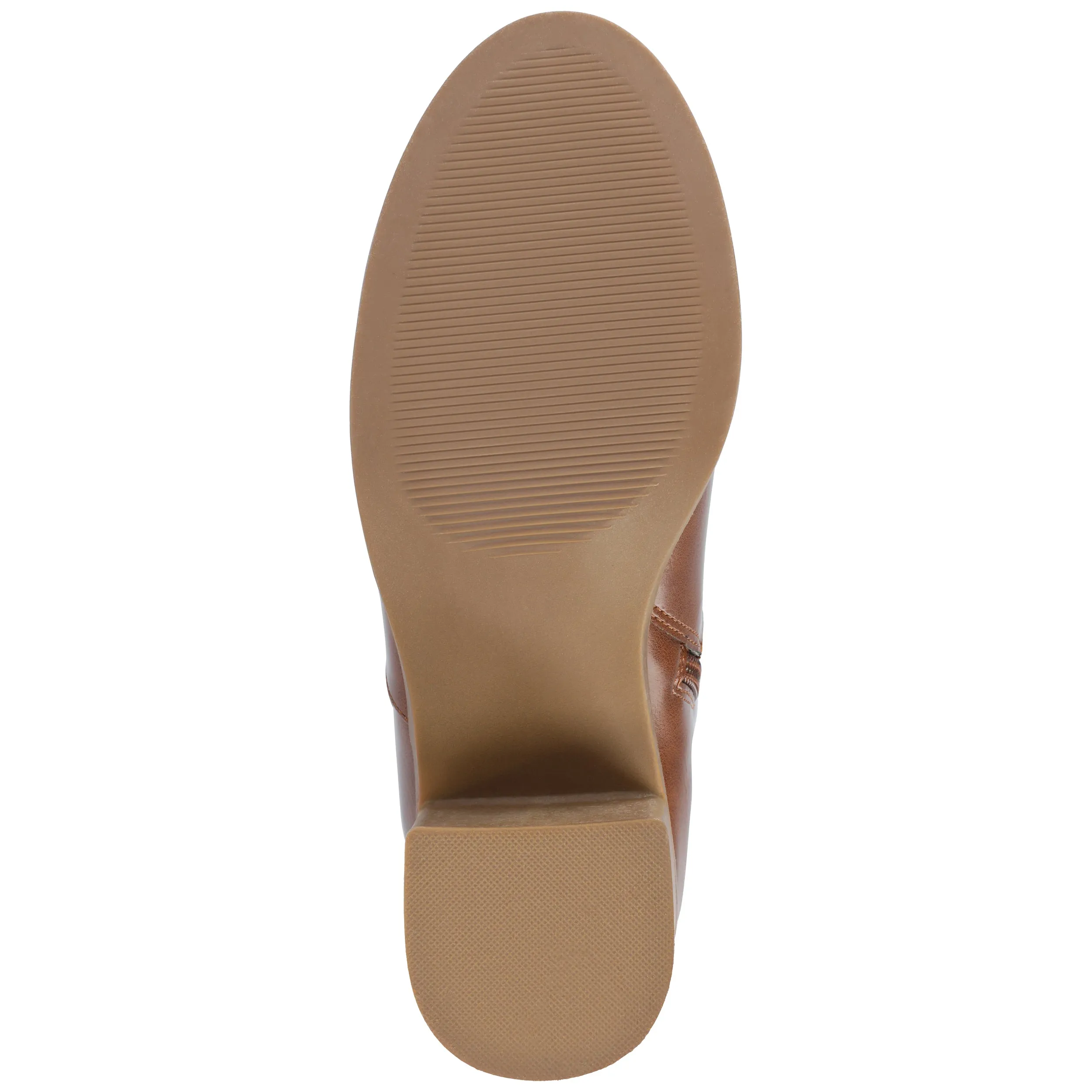 Journee Collection Wide Width Extra Wide Calf Womens Romilly Tru Comfort Foam Stacked Block Heel Round Toe Boots