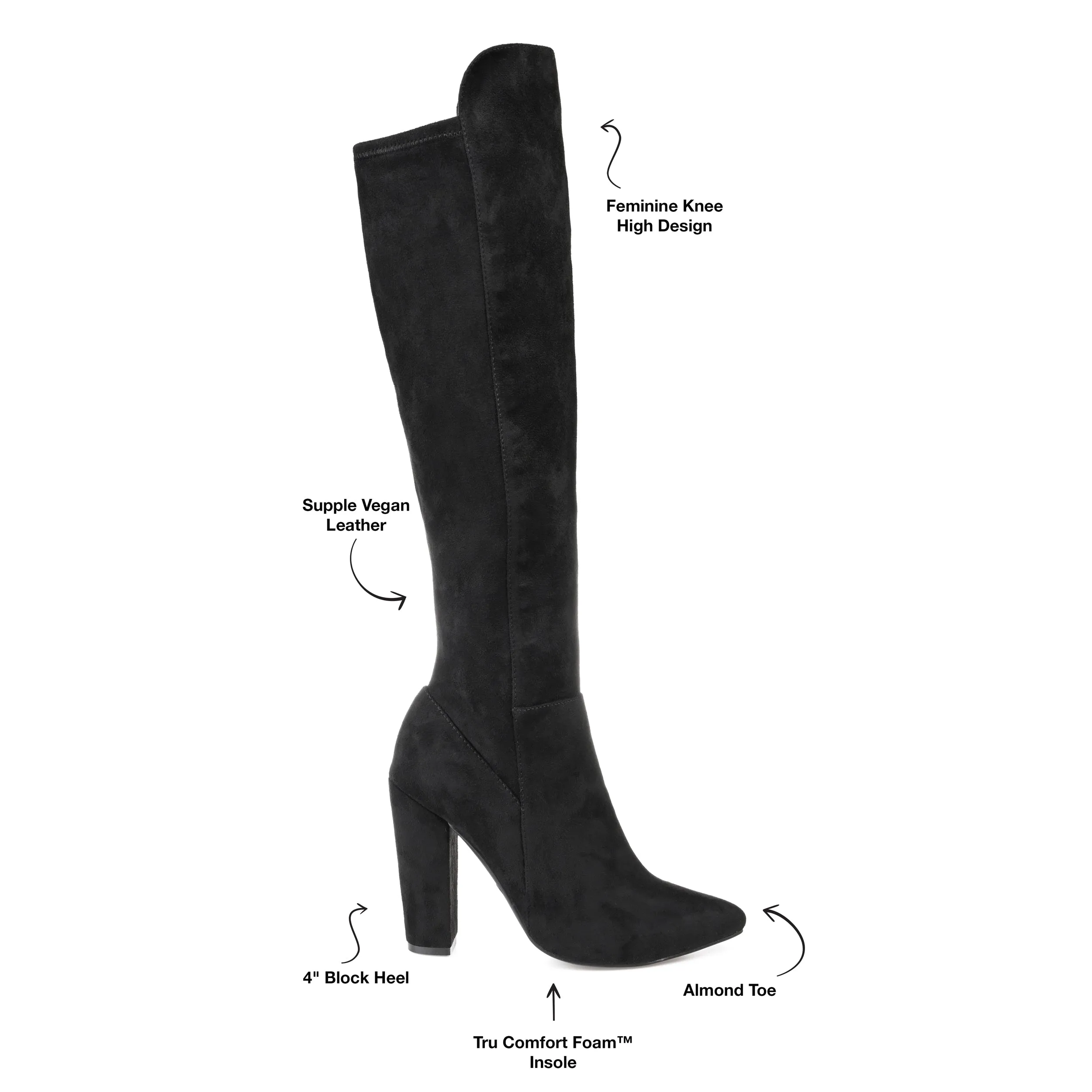 Journee Collection Women's Tru Comfort Foam Extra Wide Calf Dominga Boot