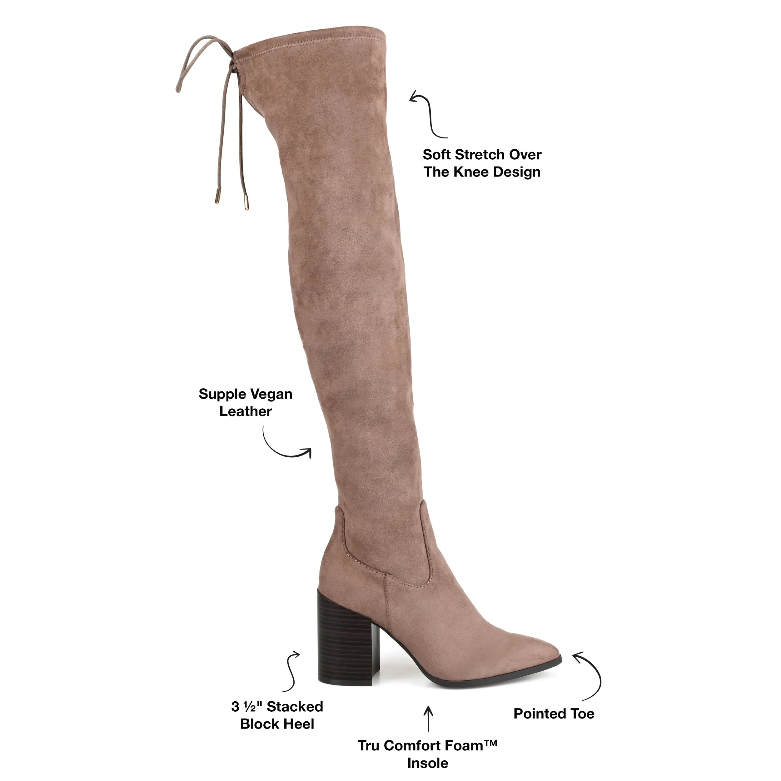 Journee Collection Women's Tru Comfort Foam Extra Wide Calf Paras Boot