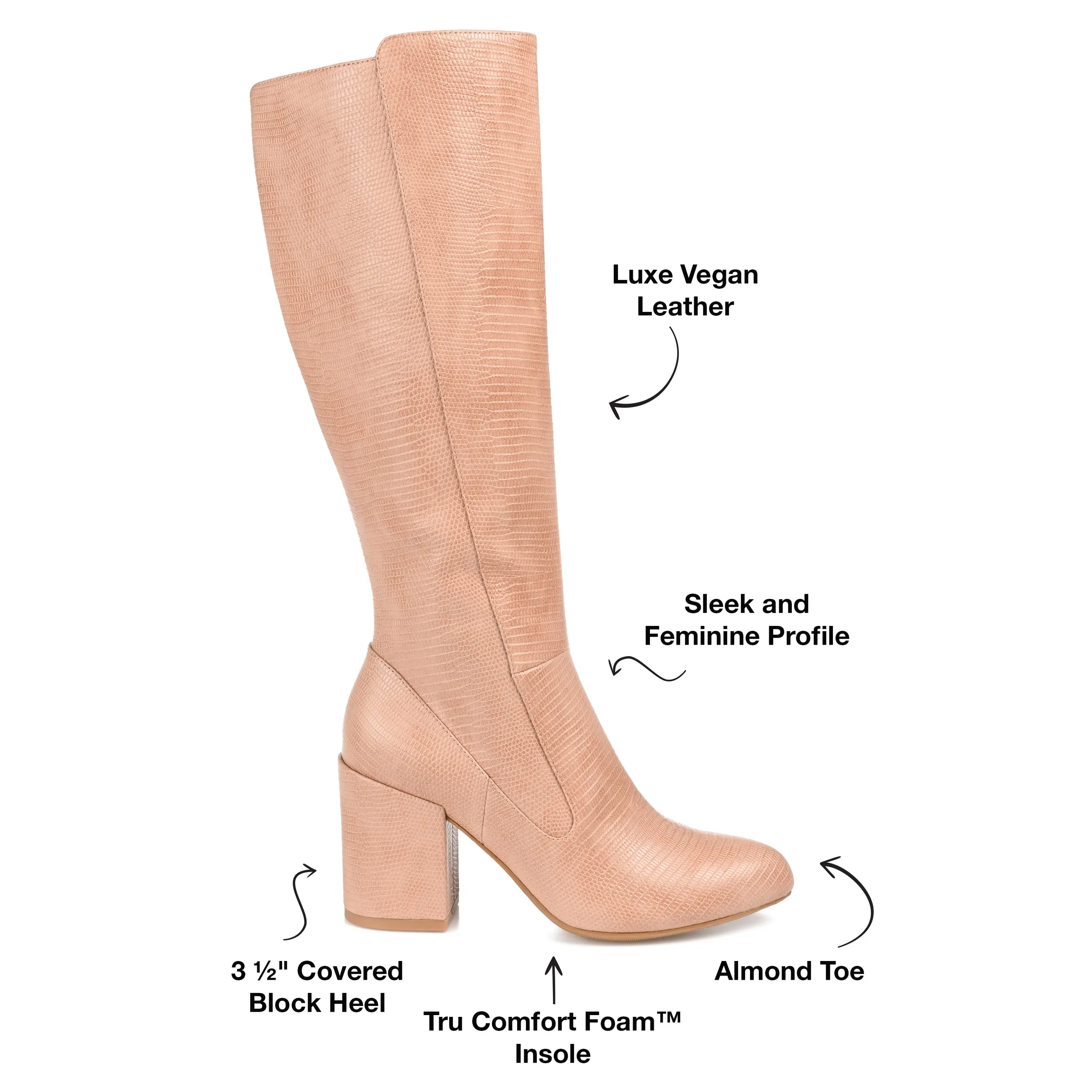 Journee Collection Women's Tru Comfort Foam Extra Wide Calf Tavia Boot