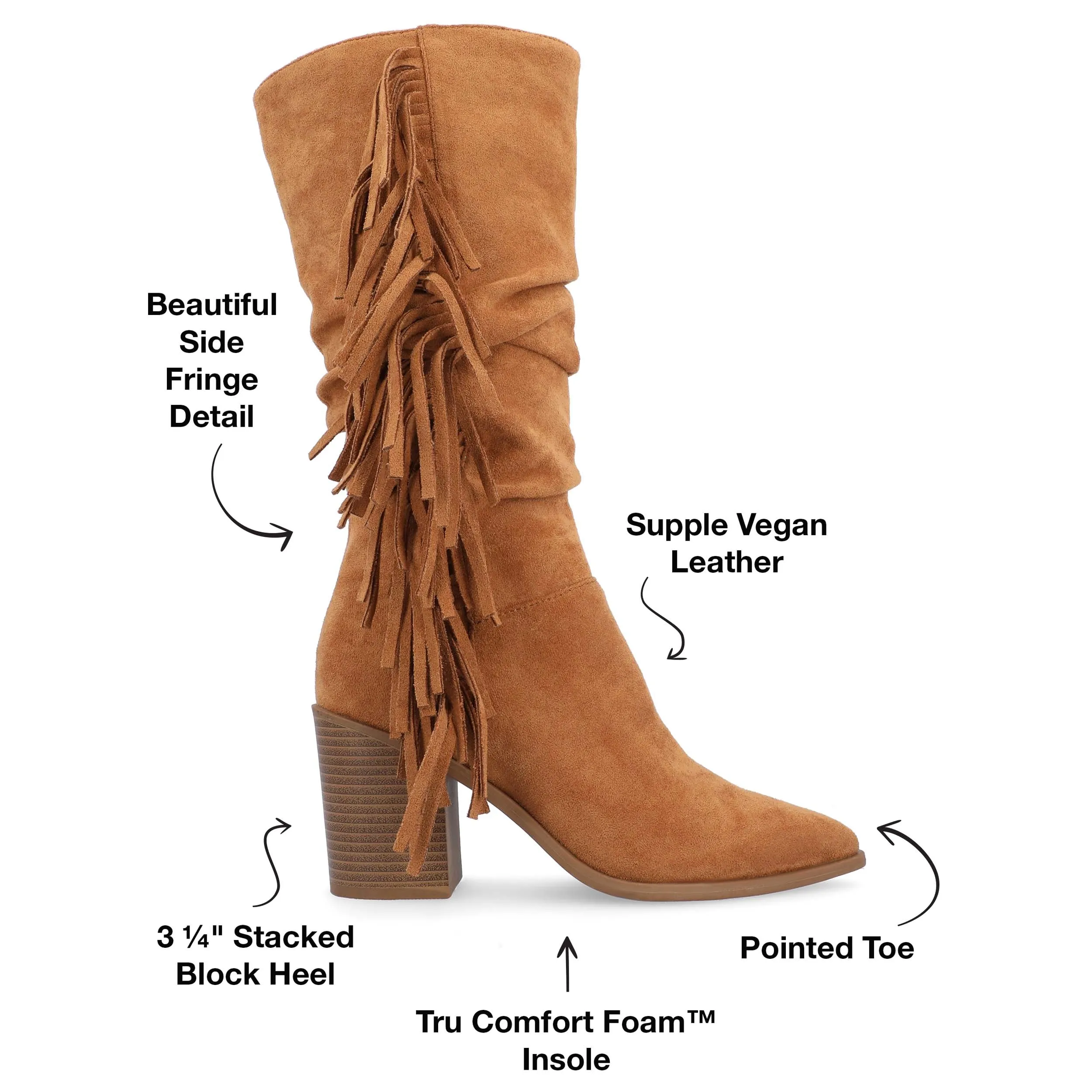 Journee Collection Women's Tru Comfort Foam Hartly Extra Wide Calf Boot