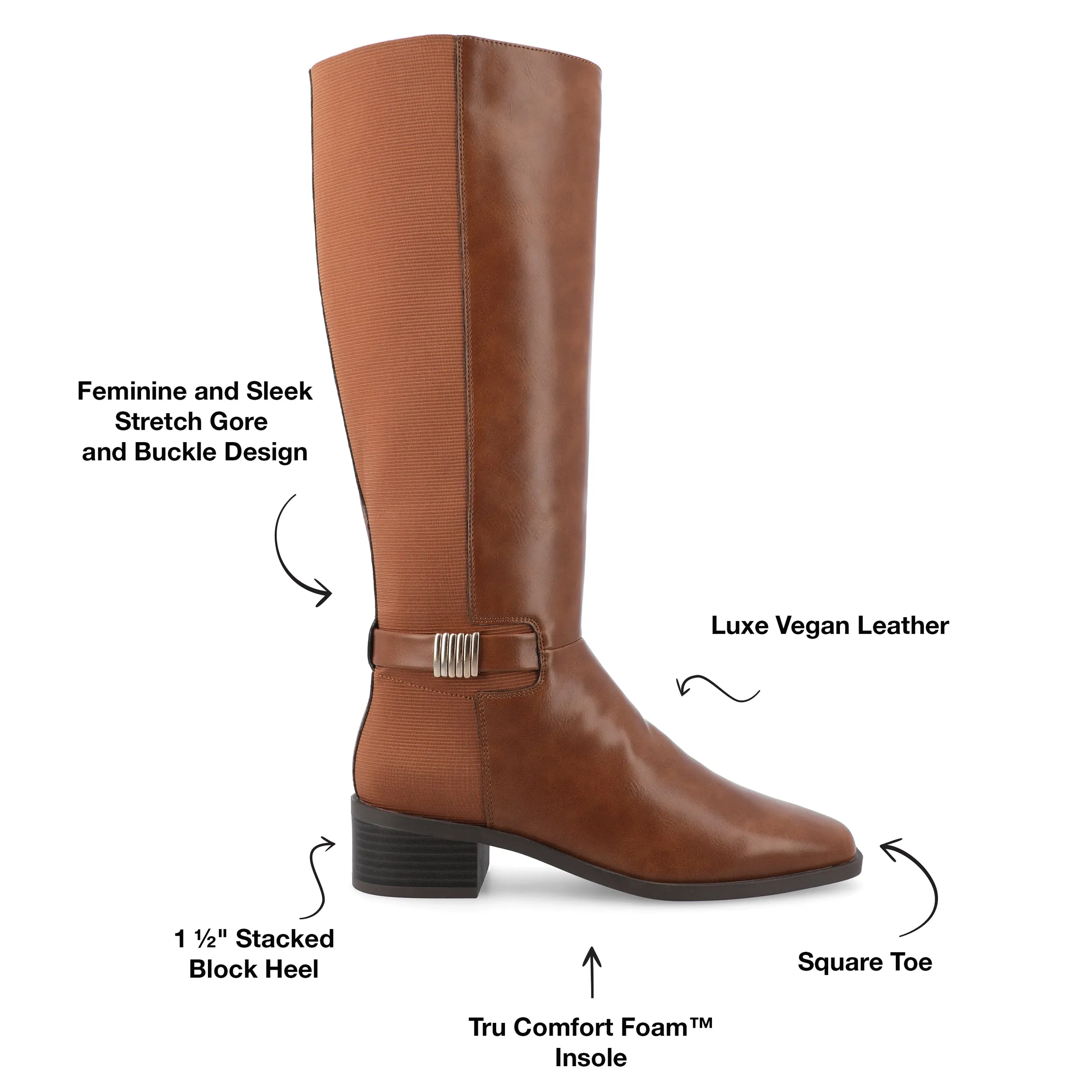 Journee Collection Women's Tru Comfort Foam Londyn Boots