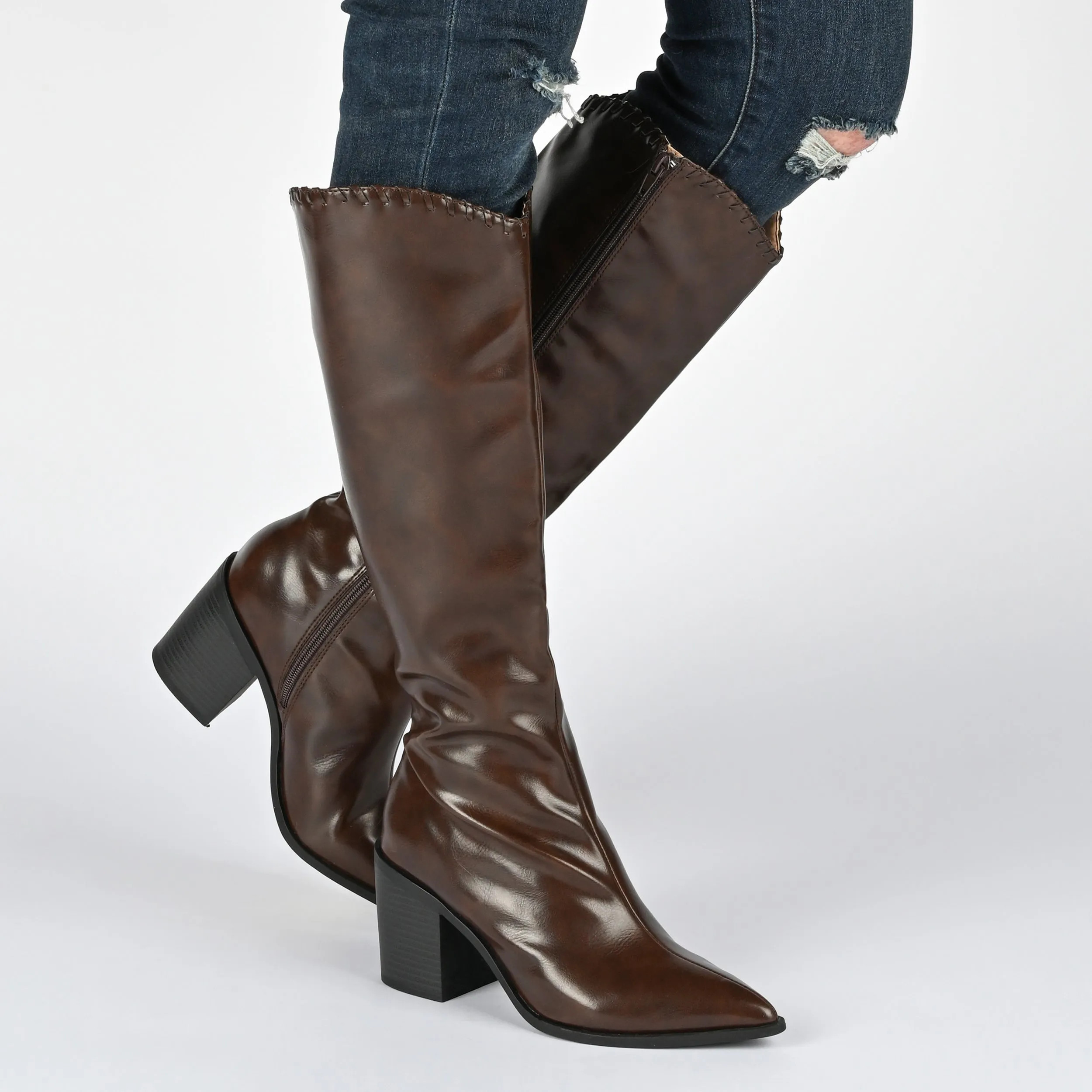 Journee Collection Women's Tru Comfort Foam Wide Width Wide Calf Daria Boot