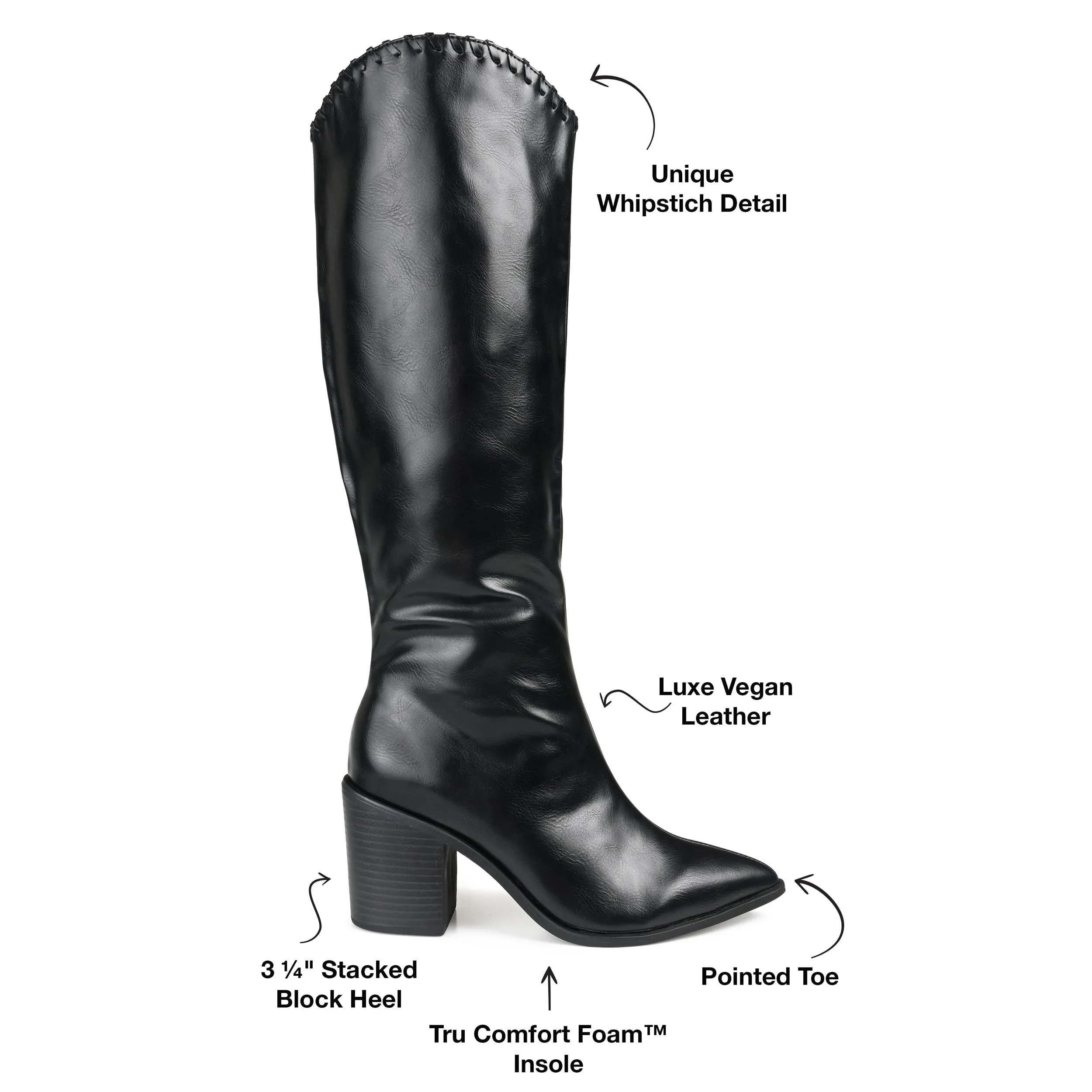 Journee Collection Women's Tru Comfort Foam Wide Width Wide Calf Daria Boot