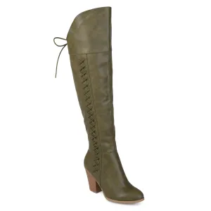 Journee Women's Wide Calf Spritz-P Boot