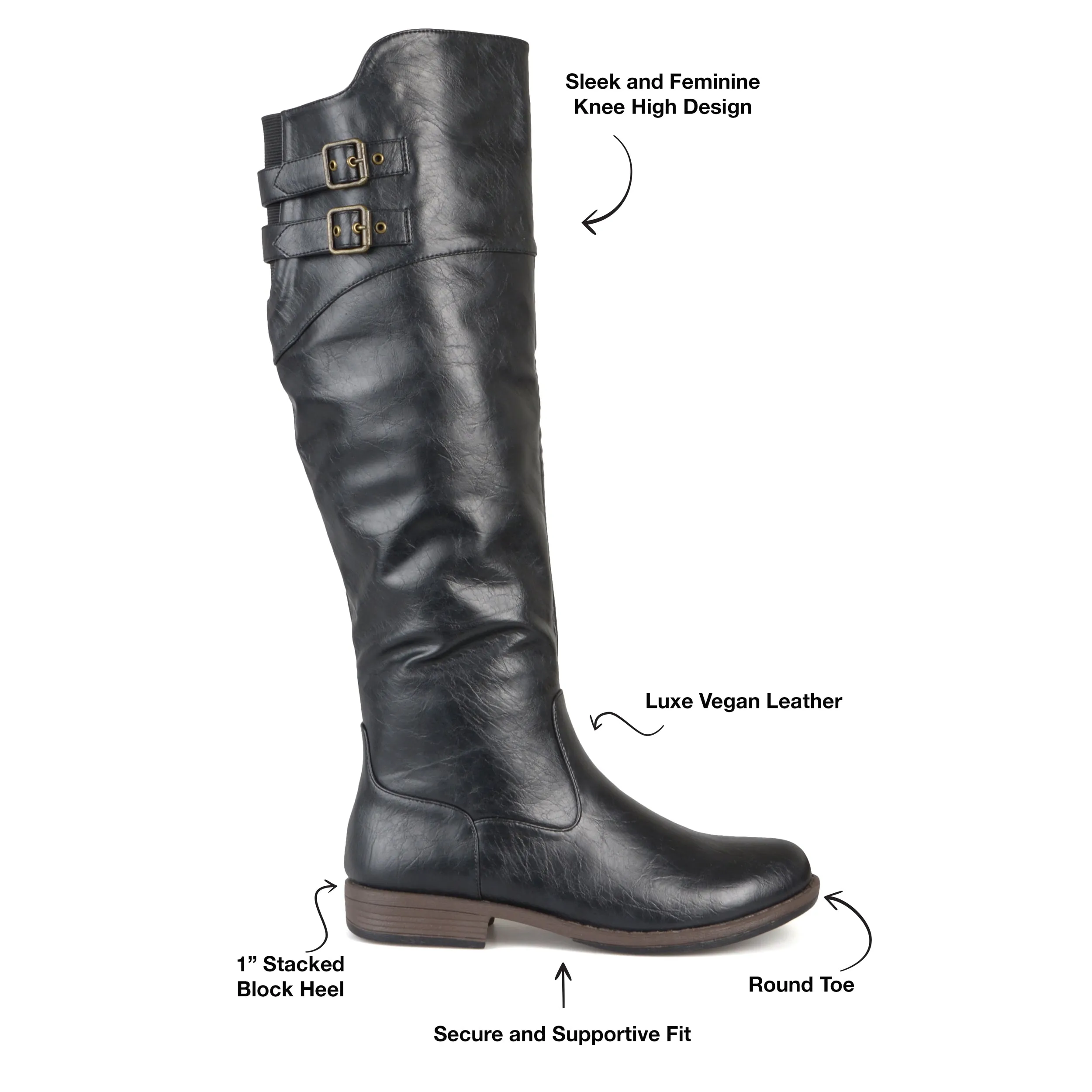 Journee Women's Wide Calf Tori Boot