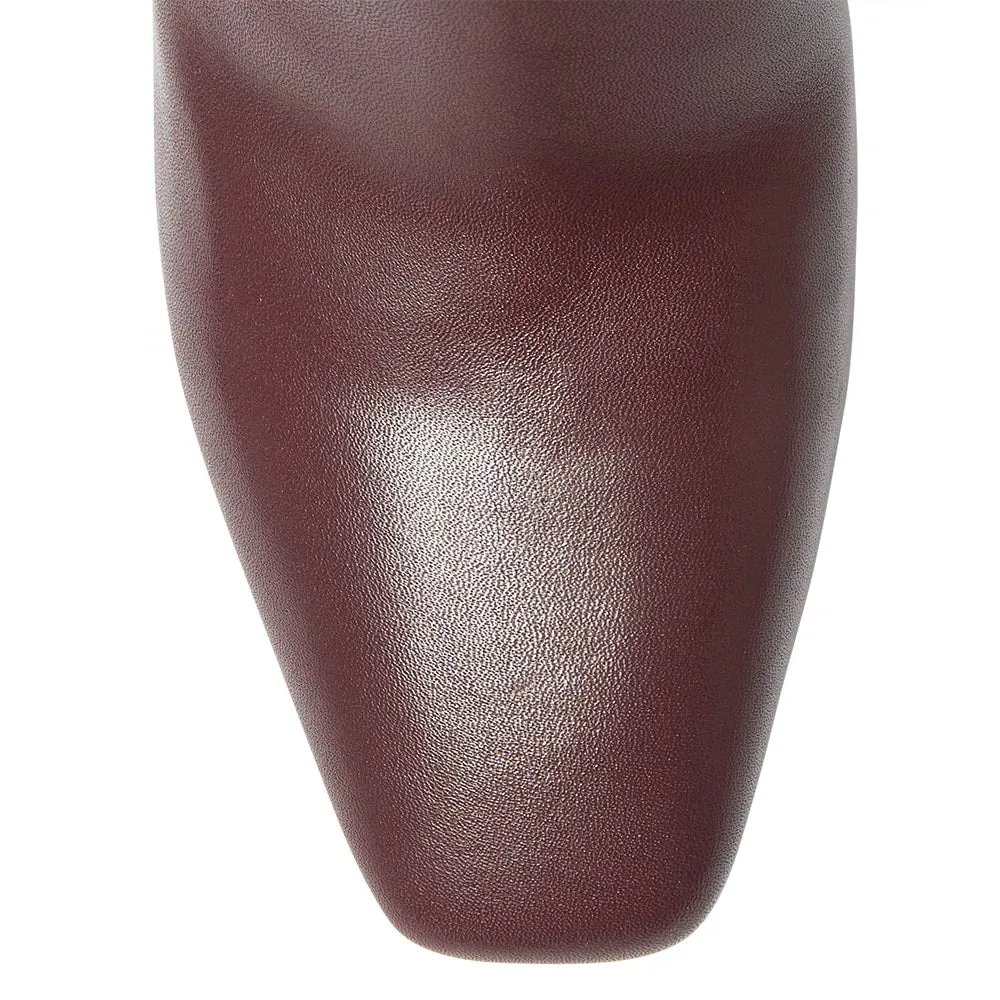 Kade Boot in Burgundy Leather