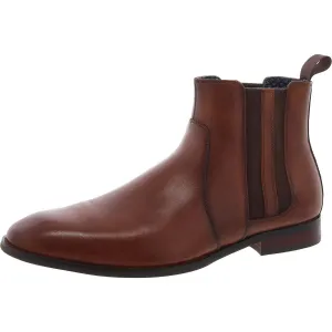 Kalen Mens Solid Leather Chukka Boots