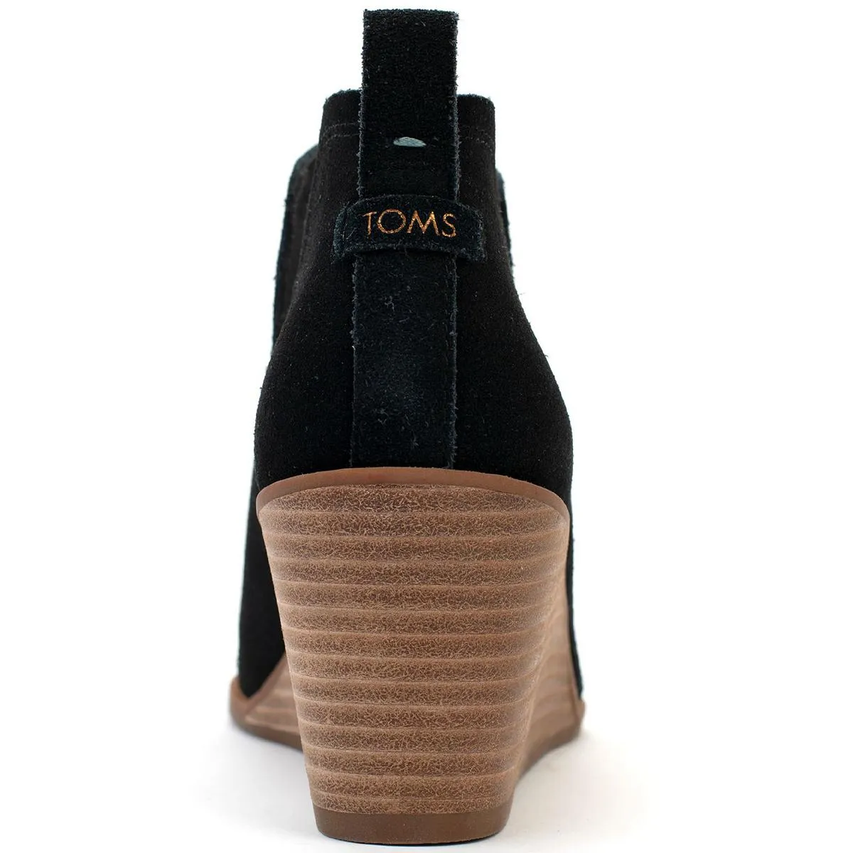Kallie Womens Suede Ankle Wedge Boots