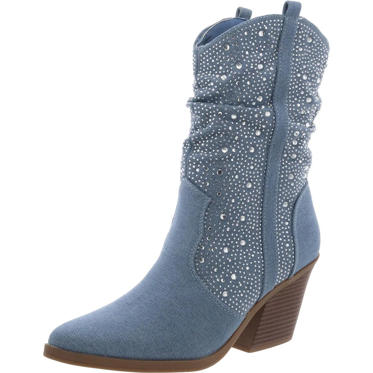 KASSANDRA 2 Womens Jeweled Pointed Toe Cowboy, Western Boots