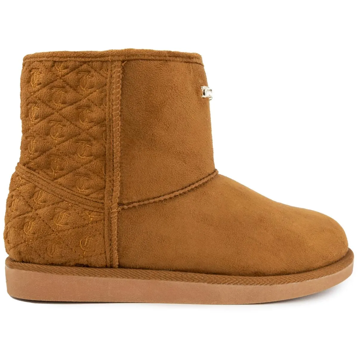 Kave Womens Faux Suede Slip On Winter & Snow Boots