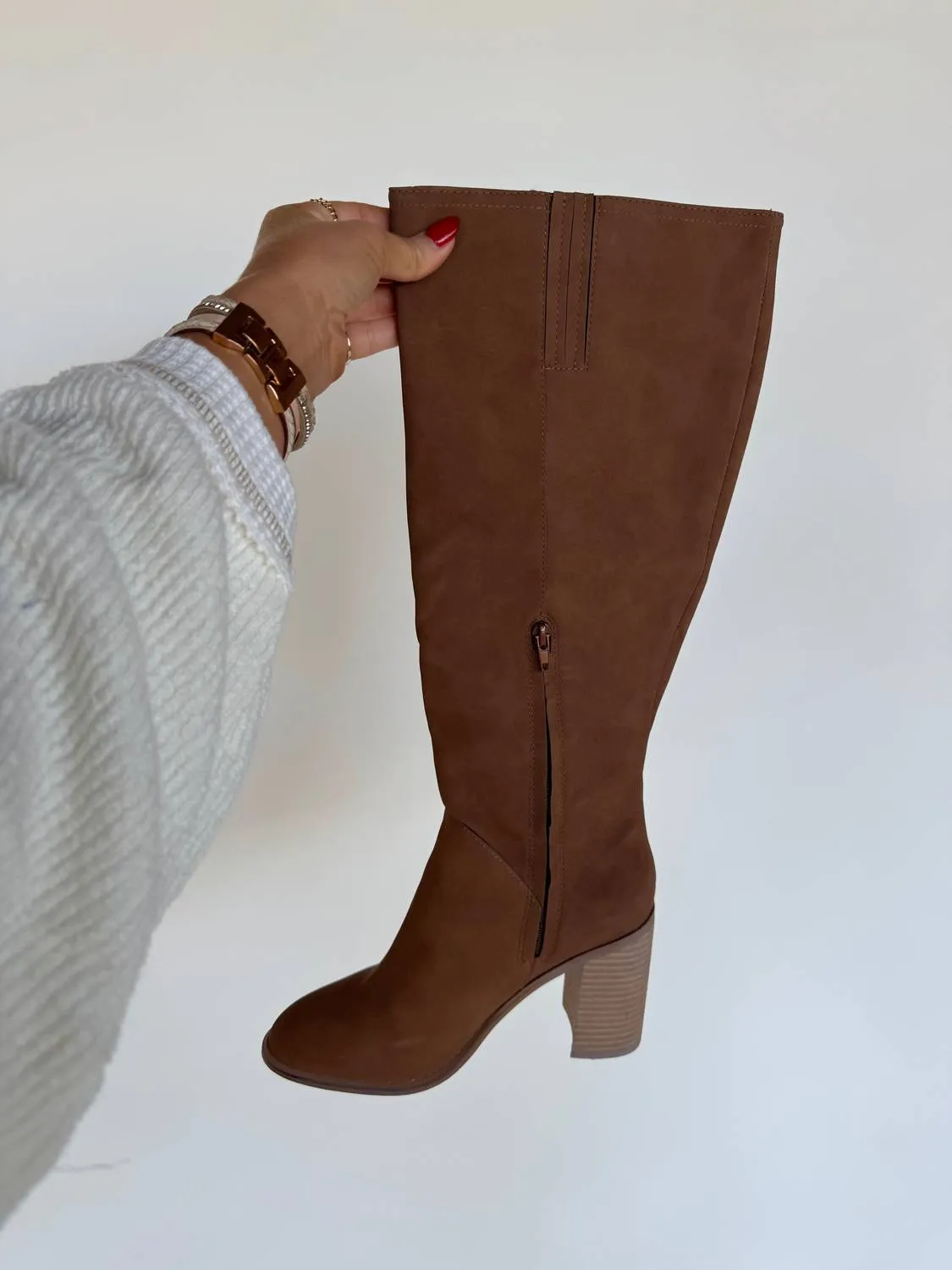 Knee High Boots In Brown