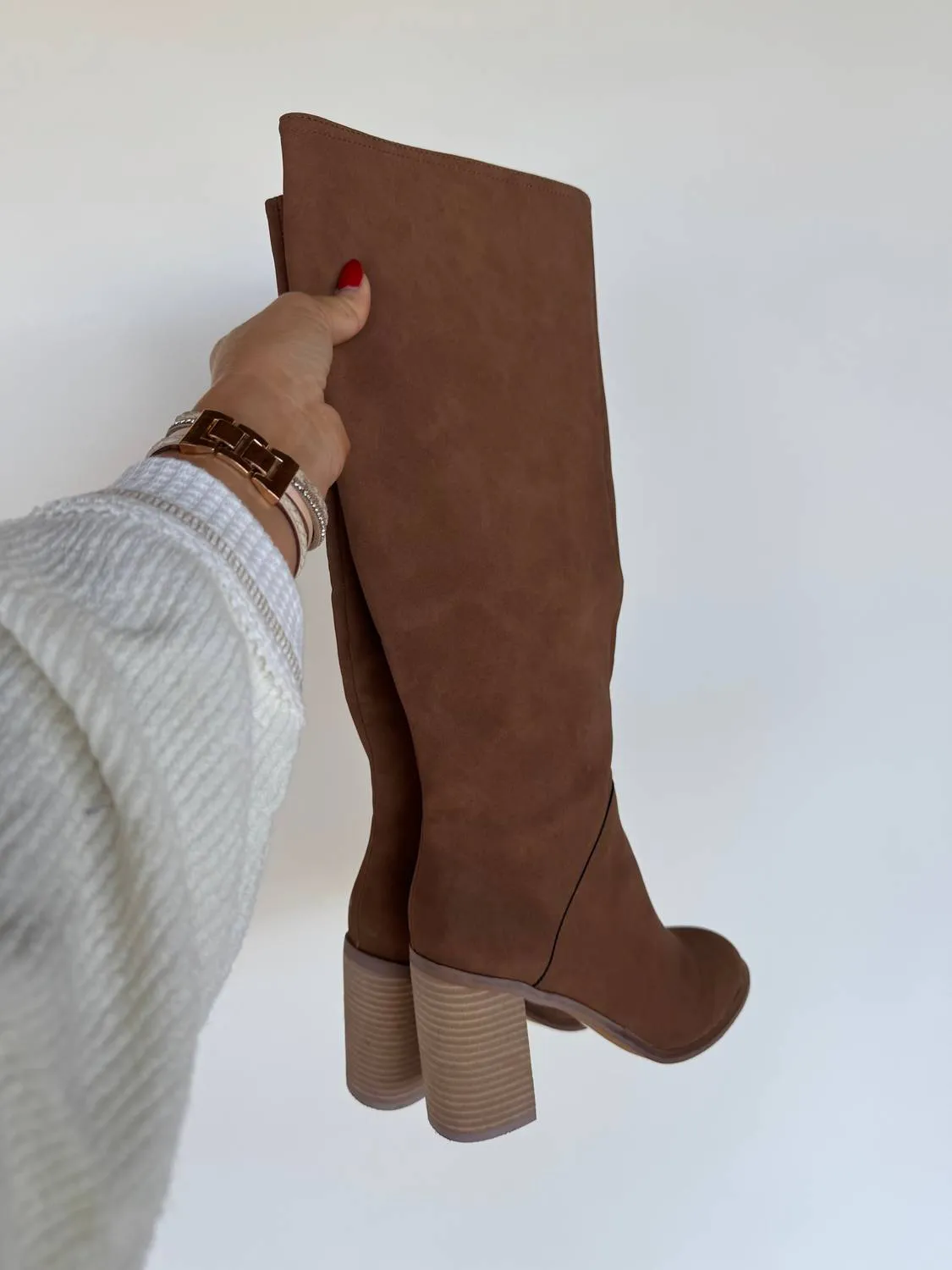 Knee High Boots In Brown