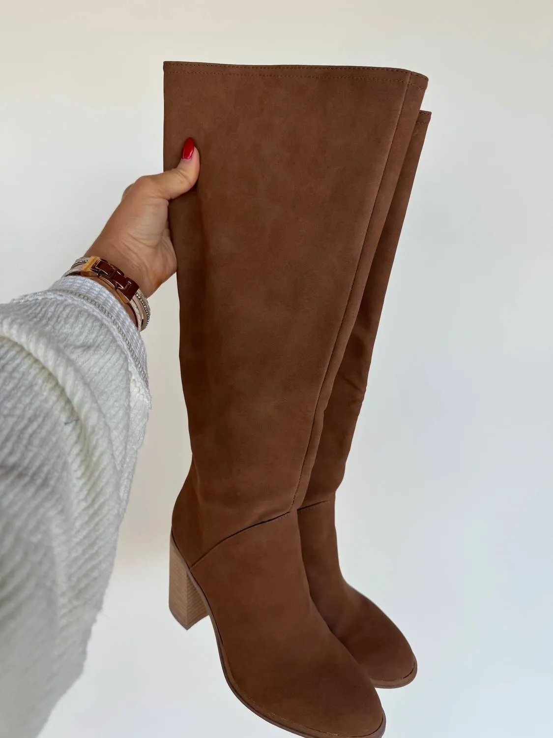 Knee High Boots In Brown