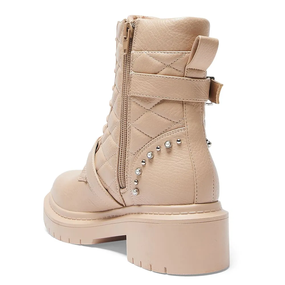 Kora Boot in Nude Smooth