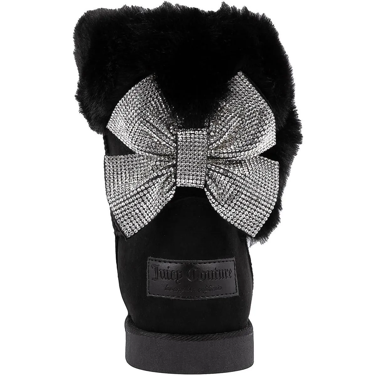 Krazey Kute Womens Faux Fur Faux Leather Booties
