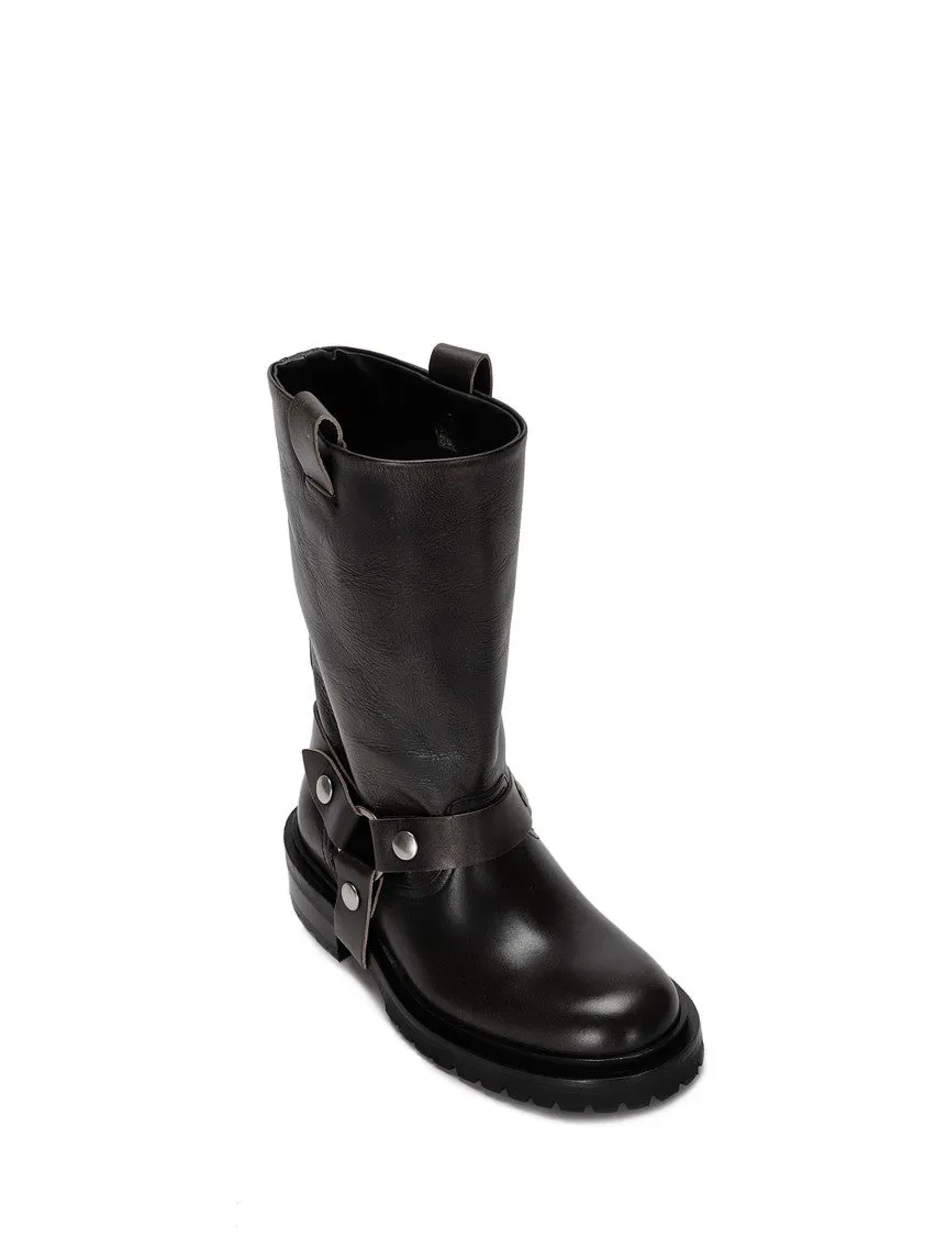 Kurt Distressed Bull Biker Boots