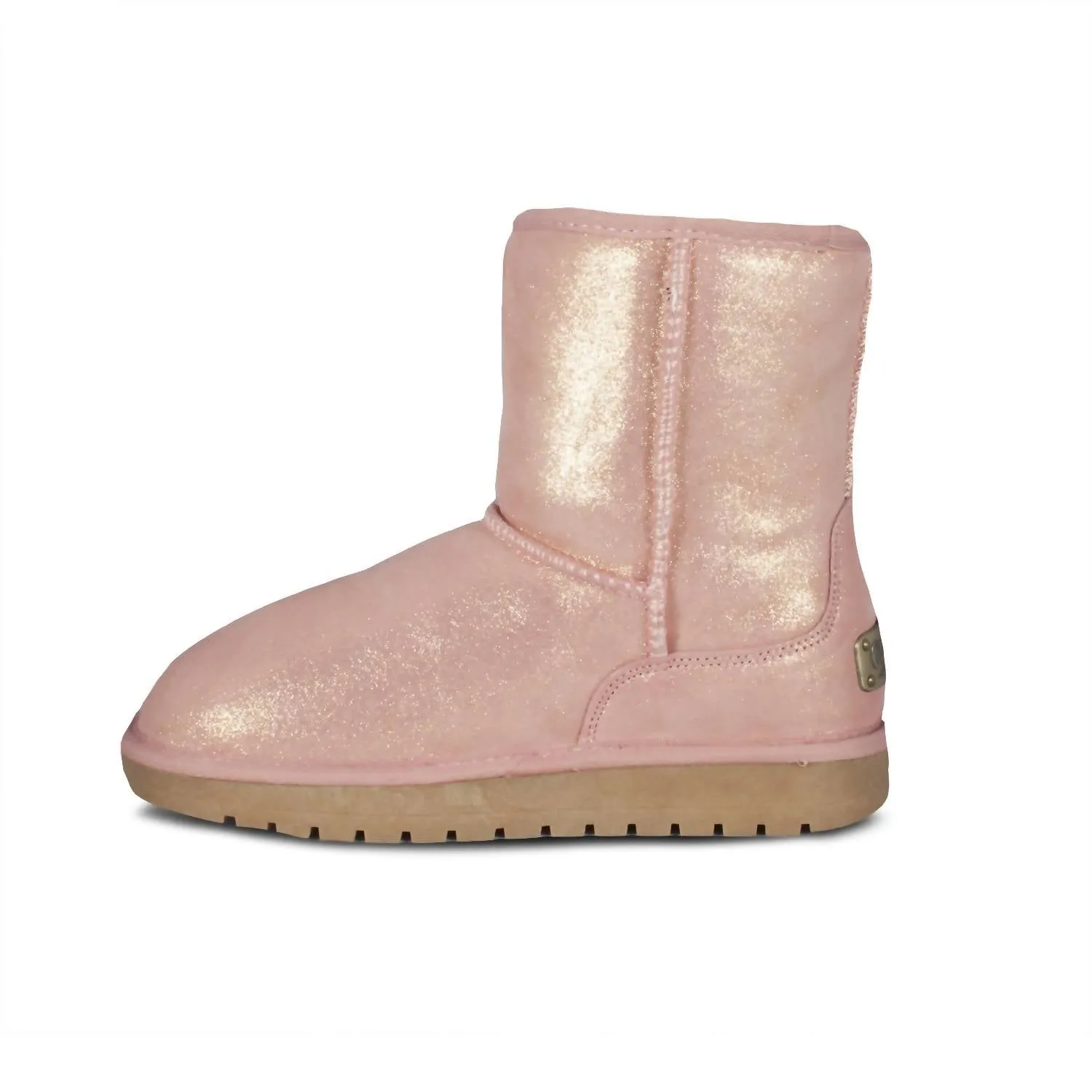 Ladies Boot In Metallic