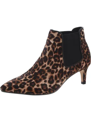 Laina55 Boot2 Womens Calf Hair Pointed Toe Ankle Boots