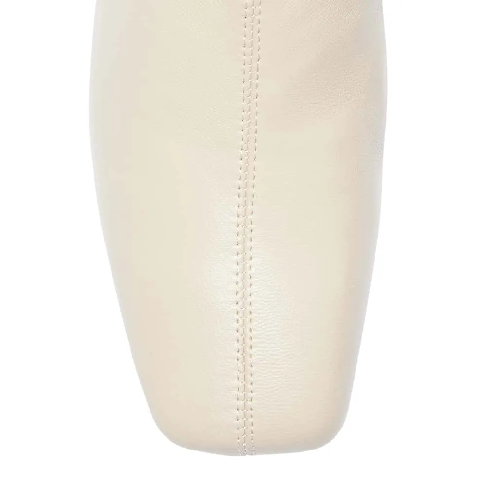 Lantana Boot in Bone Leather