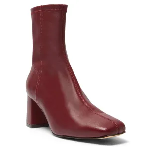 Lantana Boot in Wine Stretch Glove Leather