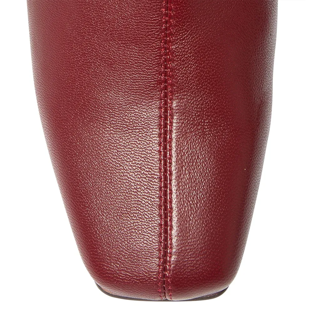 Lantana Boot in Wine Stretch Glove Leather