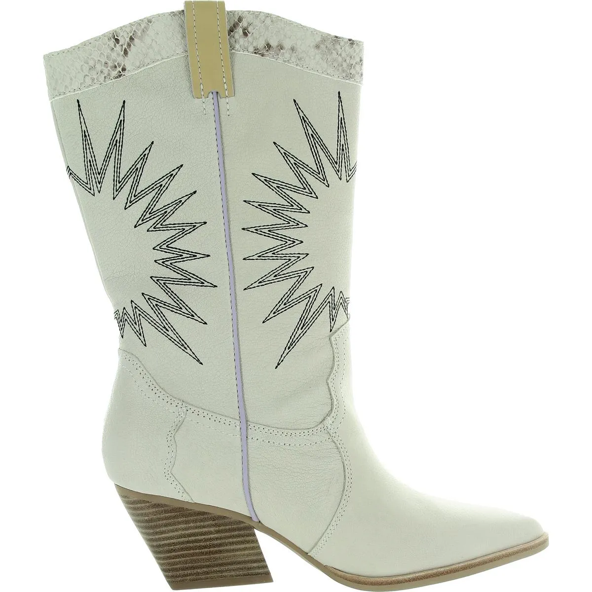 Lawson Womens Block Heel Leather Cowboy, Western Boots