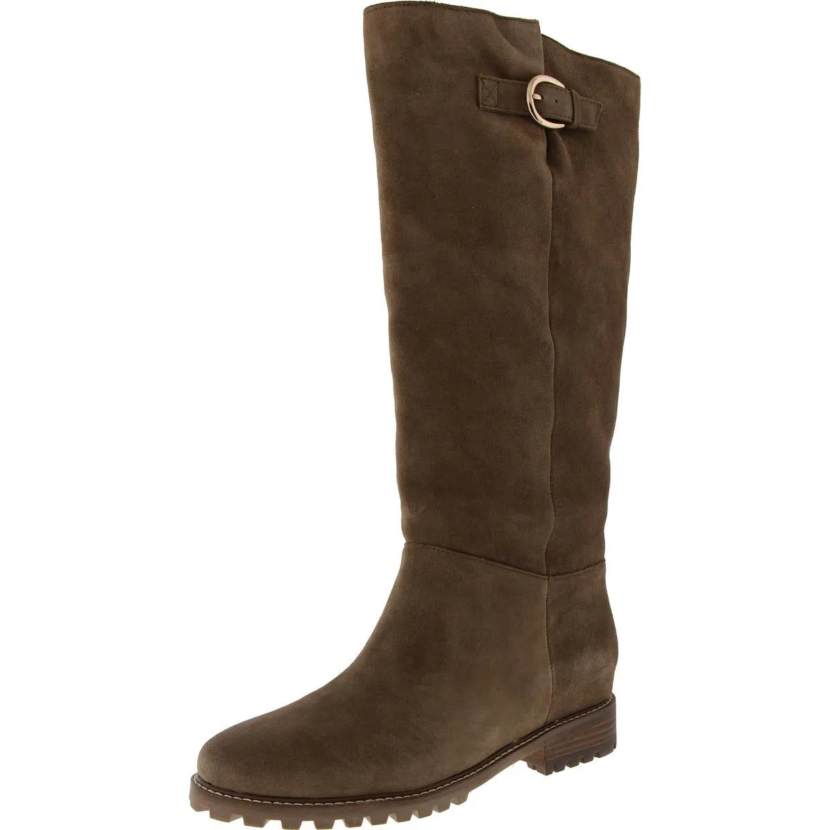 Leary Womens Suede Tall Knee-High Boots