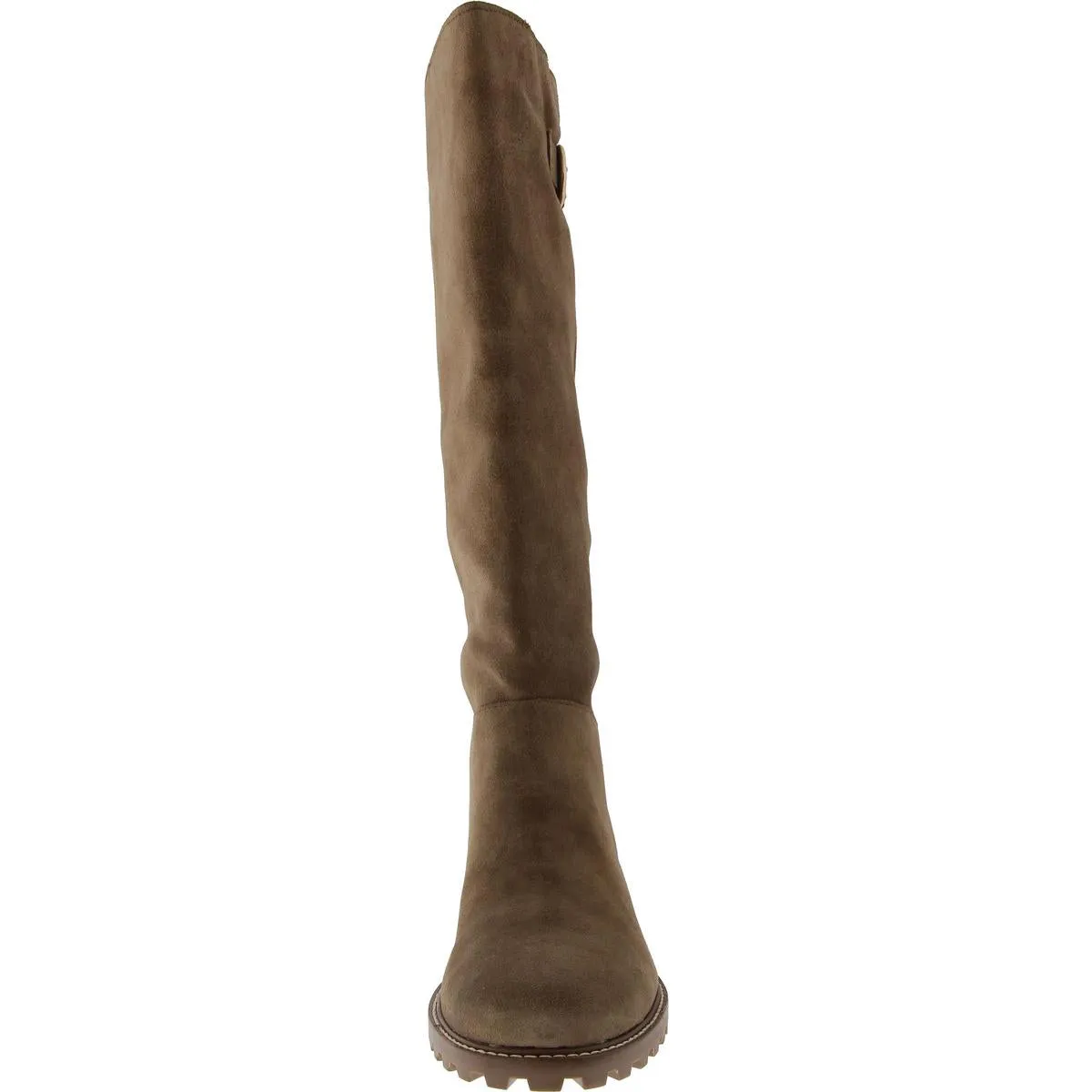 Leary Womens Suede Tall Knee-High Boots