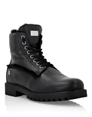 Leather Boots with shearling inside The Hunter
